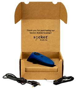 SocketScan 700 Series - Package Contents - Blue